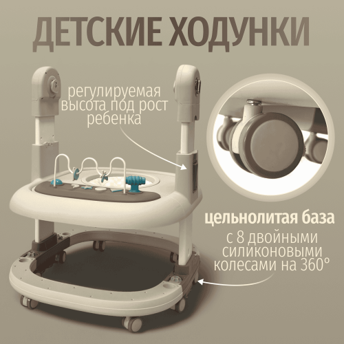 Стульчик для кормления Bubago William BG 193-3 Мокко