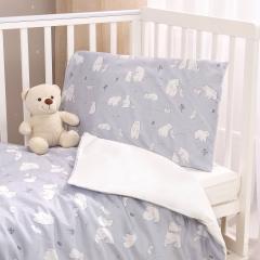 Комплект в кроватку Perina Zefir (Голубой) 3 предмета ZF3-1.10/40