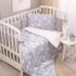 Комплект в кроватку Perina Zefir (Голубой) 3 предмета ZF3-1.10/40