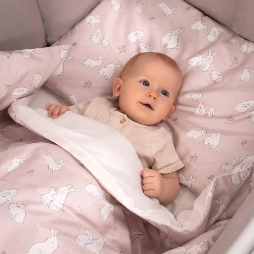 Комплект в кроватку Perina Zefir (Розовый) 3 предмета ZF3-1.07/40