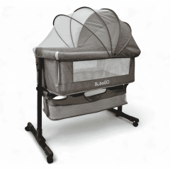 Кроватка люлька BubaGo Meluna BG 181-2 Бежевый (колеса, маятник)