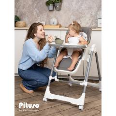 Стульчик для кормления Pituso Avila Grey Серый YT-H25-Grey (+ качели)