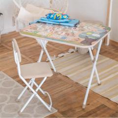 Комплект мебели детский Ника (стол+стул) NK-75A/1 Алфавит 7116692