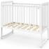 Детская кроватка Атон Baby Master Ariel 01 колесо-качалка (белая аляска)  быстросъемная стенка / Ариэль