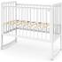 Детская кроватка Атон Baby Master Ariel 01 колесо-качалка (белая аляска)  быстросъемная стенка / Ариэль