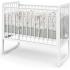 Детская кроватка Атон Baby Master Ariel 01 колесо-качалка (белая аляска)  быстросъемная стенка / Ариэль