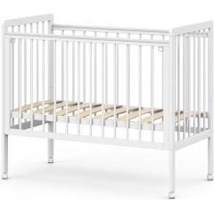 Детская кроватка Атон Baby Master Ariel 04 колеса (белая аляска)  9958441 быстросъемная стенка / Ариэль