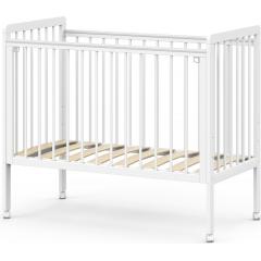 Детская кроватка Атон Baby Master Ariel 04 колеса (белая аляска)  9958441 быстросъемная стенка / Ариэль