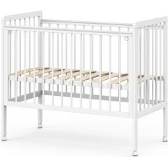Детская кроватка Атон Baby Master Ariel 04 колеса (белая аляска)  9958441 быстросъемная стенка / Ариэль