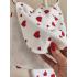 Непромокаемая многоразовая пеленка фланель 60х90 см Сердечки