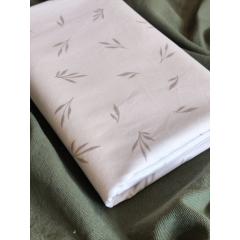 Непромокаемая многоразовая пеленка ранфорс 60х90 см Веточки