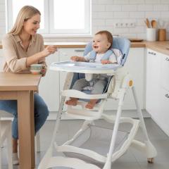 Стульчик для кормления NINO Honey (голубой) 8554560