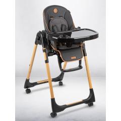 Стульчик для кормления Amarobaby Elegant / AB23-23EL/09 (черный)