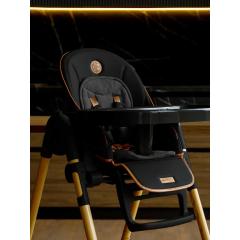 Стульчик для кормления Amarobaby Elegant / AB23-23EL/09 (черный)