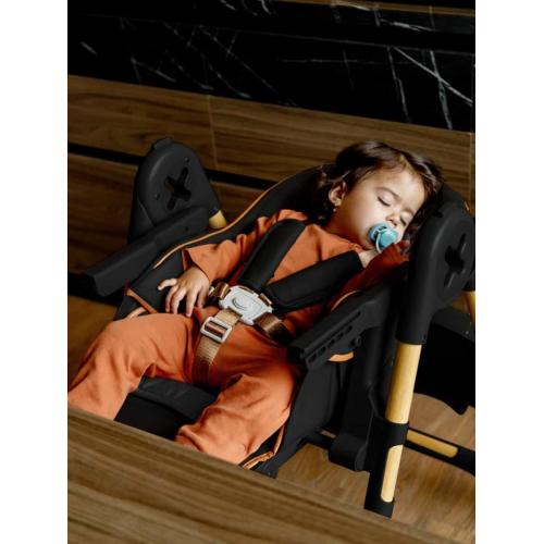 Стульчик для кормления Amarobaby Elegant / AB23-23EL/09 (черный)