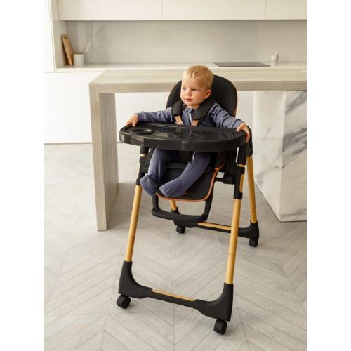 Стульчик для кормления Amarobaby Elegant / AB23-23EL/09 (черный)
