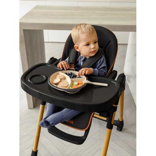 Стульчик для кормления Amarobaby Elegant / AB23-23EL/09 (черный)