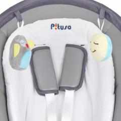Стульчик для кормления Pituso Triola (темно-серый) SG116-Light gray