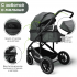 Коляска Bubago Dias 3в1 арт BG 167-2 Серый