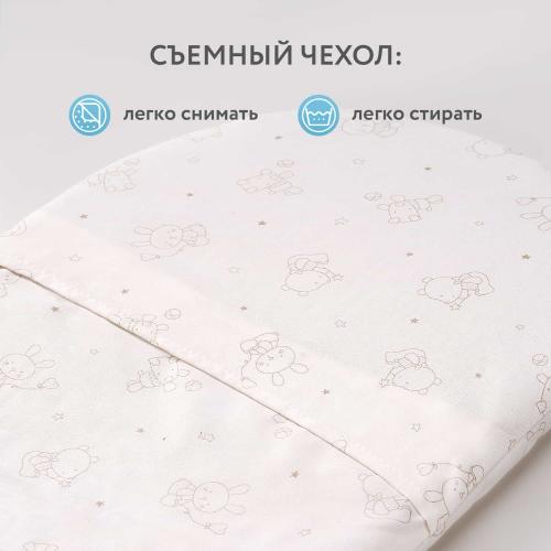 Матрас в коляску Plitex Юниор 78х34 Lux стеганный чехол Ю-780-08