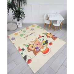 Детский коврик двухсторонний в сумке 2х1,8 м Космос - День Рождения (термоковрик)