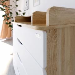 Комод пеленальный Атон Сириус-2 Wood 804 Дуб сонома - белый