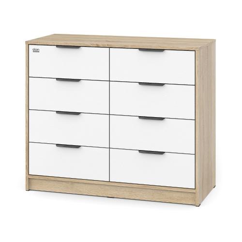 Комод пеленальный Атон Zeus ЛДСП Дуб сонома-белый