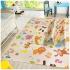 Детский коврик двухсторонний в сумке 2х1,8 м Джунгли - Цифры (термоковрик)