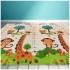 Детский коврик двухсторонний в сумке 2х1,8 м Джунгли - Цифры (термоковрик)