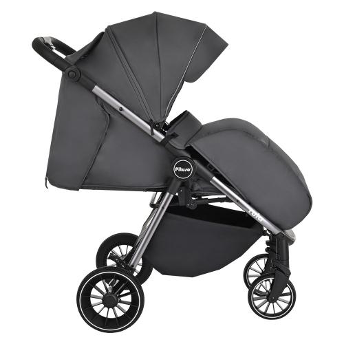 Прогулочная коляска Pituso Ruta Dark Grey Темно-Серый (PU) BD206/Dark Grey