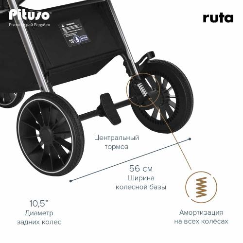 Прогулочная коляска Pituso Ruta Green / Зеленый (PU) BD206/Green