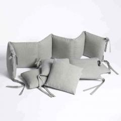 Бортик для кроватки Perina SoftCotton СК1/4-05.13 Серо-оливковый