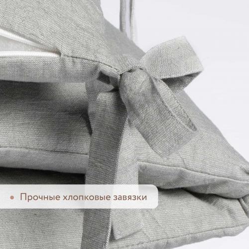 Бортик для кроватки Perina SoftCotton СК1/4-05.13 Серо-оливковый
