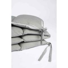 Бортик для кроватки Perina SoftCotton СК1/4-05.13 Серо-оливковый