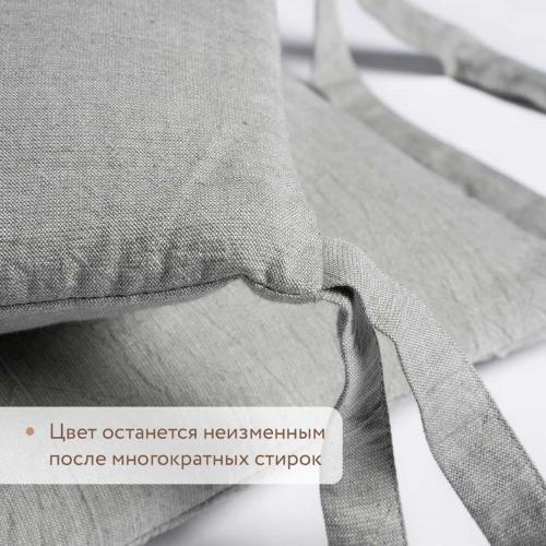 Бортик для кроватки Perina SoftCotton СК1/4-05.13 Серо-оливковый