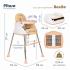 Стульчик для кормления Pituso Bonito 3 в1 Beige Бежевый