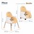 Стульчик для кормления Pituso Bonito 3 в1 Beige Бежевый
