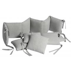 Бортик для кроватки Perina SoftCotton СК1/4-05.13 Серо-оливковый