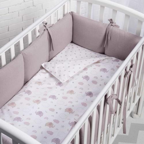 Бортик для кроватки Perina SoftCotton СК1/4-05.8 Мокко