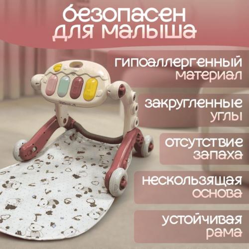 Детские ходунки BubaGo Buzzle BG 184-1 Коралловый