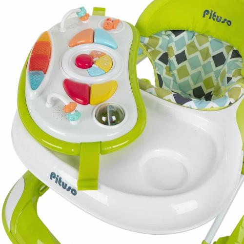 Ходунки Pituso Веселая Ферма W1122PB8 (музыкальные) Green/Салатовый