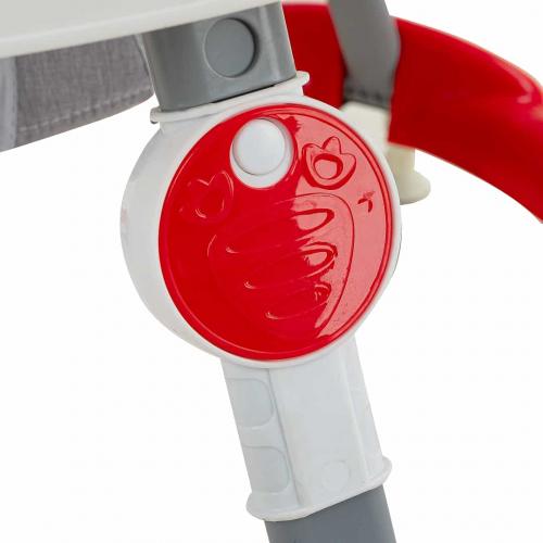 Ходунки BamBola Зайчик 630 (круглые) (6 силик.кол,игр.,муз) Red/Красный