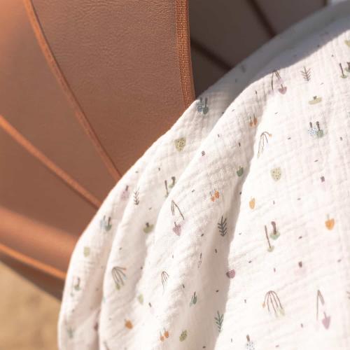 Комплект пеленок Perina КМП.2-10-1.6х2.7 (Грибы/Серый) Пеленка муслиновая