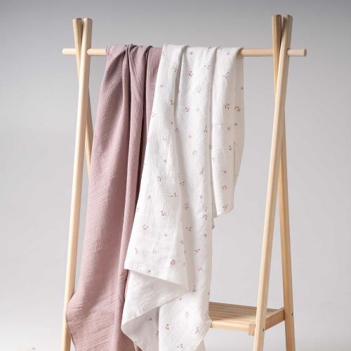 Комплект пеленок Perina КМП.2-10-1.8х2.6 (Лето розовое/Мокко) Пеленка муслиновая