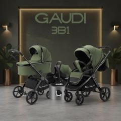 Коляска Bubago Gaudi 3в1 Зеленый / BG 195-1