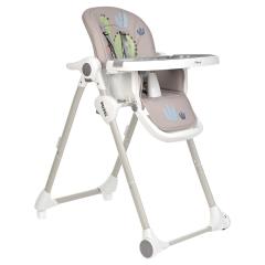 Стульчик для кормления Pituso Mimi (Beige Dino / Бежевый Дино) ECO-кожа, HC502-Dino