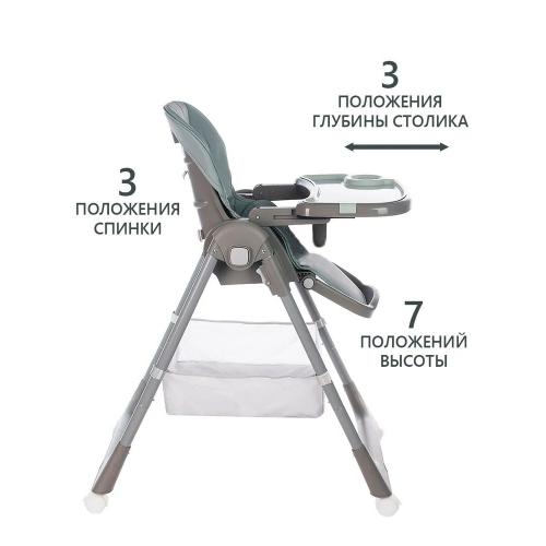 Стульчик для кормления Martin Noir TODY LUX Loft Green (зеленый)