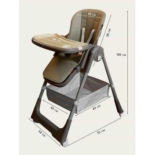 Стульчик для кормления Martin Noir TODY LUX Loft Green (зеленый)