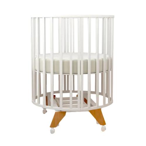 Детская кровать-трансформер INDIGO София 6 в 1 / 106601-6 (белый/натуральный)