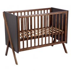 Детская кроватка Polini Kids Porto 1300 / 0002571.174 (белый/дуб крафт золотистый) быстросъемная стенка